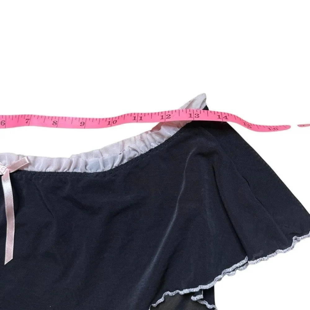 N/A black sheer